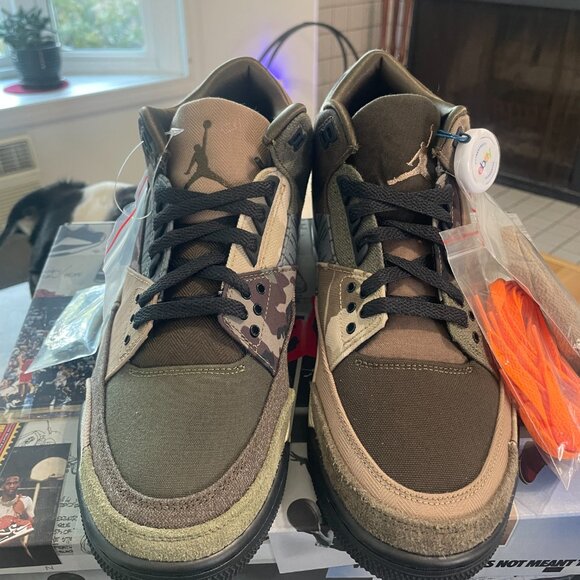 Nike Air Jordan 3 Retro SE, Dark Hazel/Multi-color-Multi Noisette Fonce, 10.5 main image 4